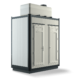 115x210 WC Cabinet with Storage