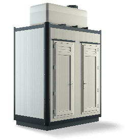 130x210 WC Cabinet with Storage
